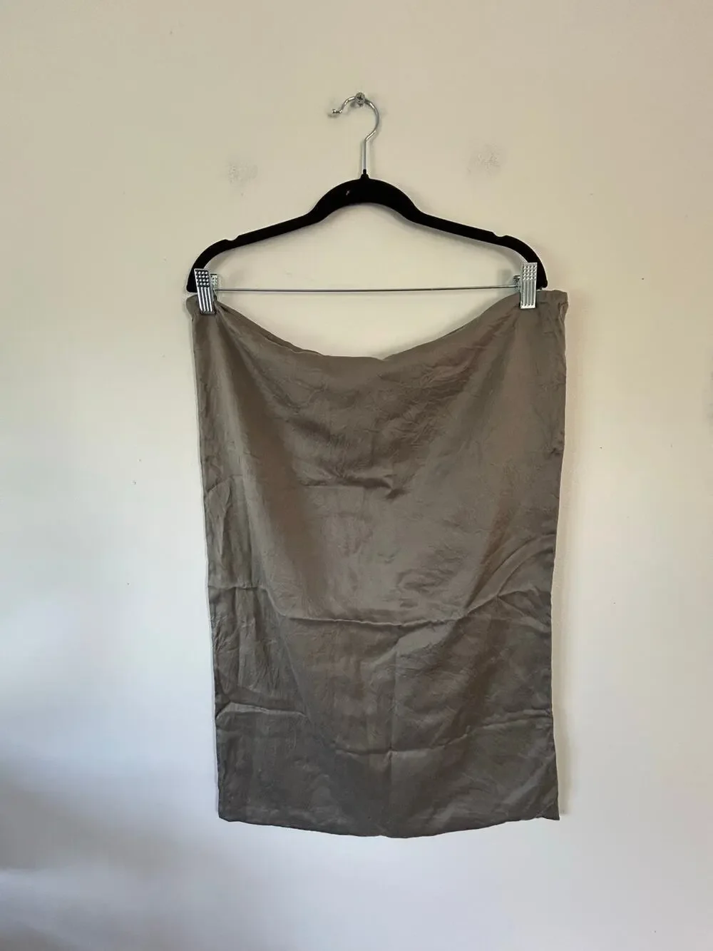 Zima Silk 100% Mulberry silk standard size pillowcase grey zipper comfort